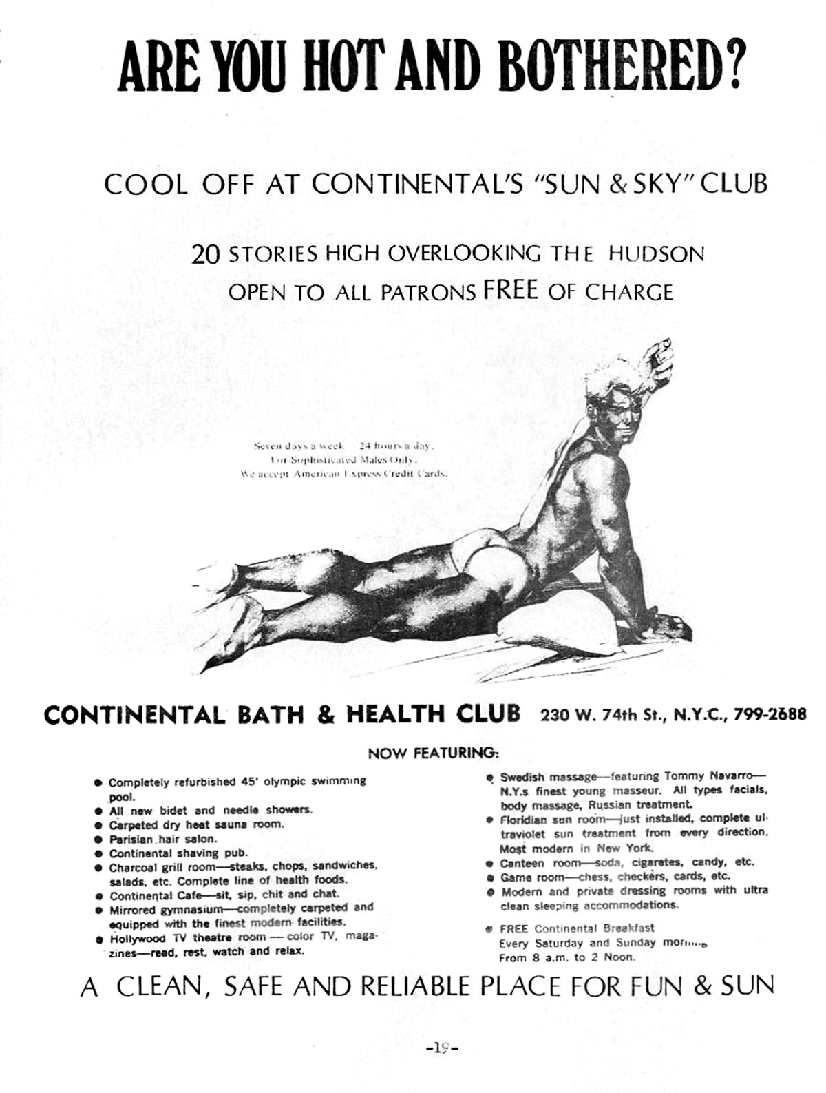 A 1969 ad in the <i>Mattachine Review</i>, a publication from the Mattachine Society, one of the earliest gay-rights organizations in the U.S.